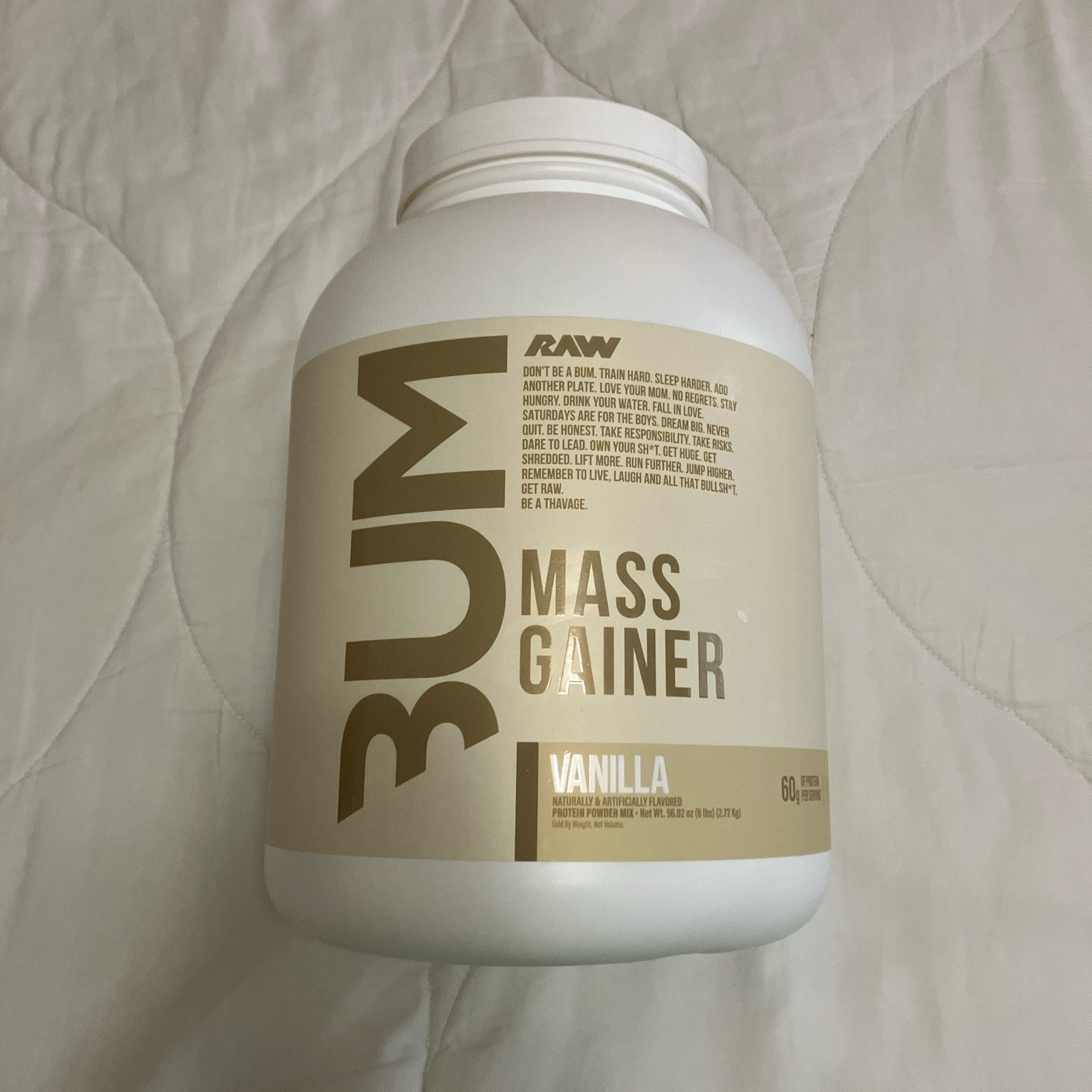 BUM Mass Gainer – Vanilla / Great Condition – Fitness Supplement Protein