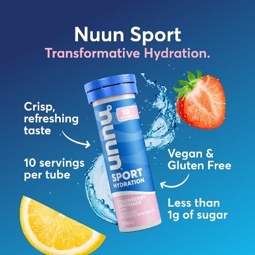 nuun Hydration Sport Drink Dissolving Vegan Tablets – Variety Pack – 5.8oz/30ct