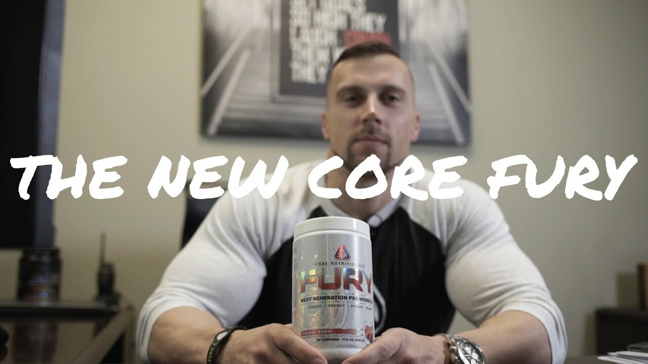 Core Nutritionals FURY Preworkout (Lemon Lime Sherbert) Power | Pump | Energy
