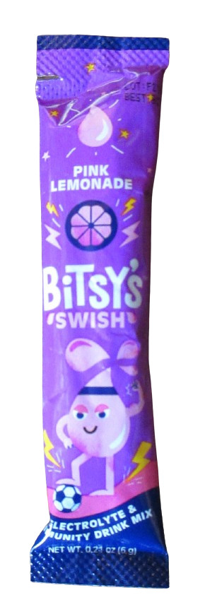 Bitsy’s Swish Electrolyte & Immunity Mix Pink Lemonade w/Hydration Complex