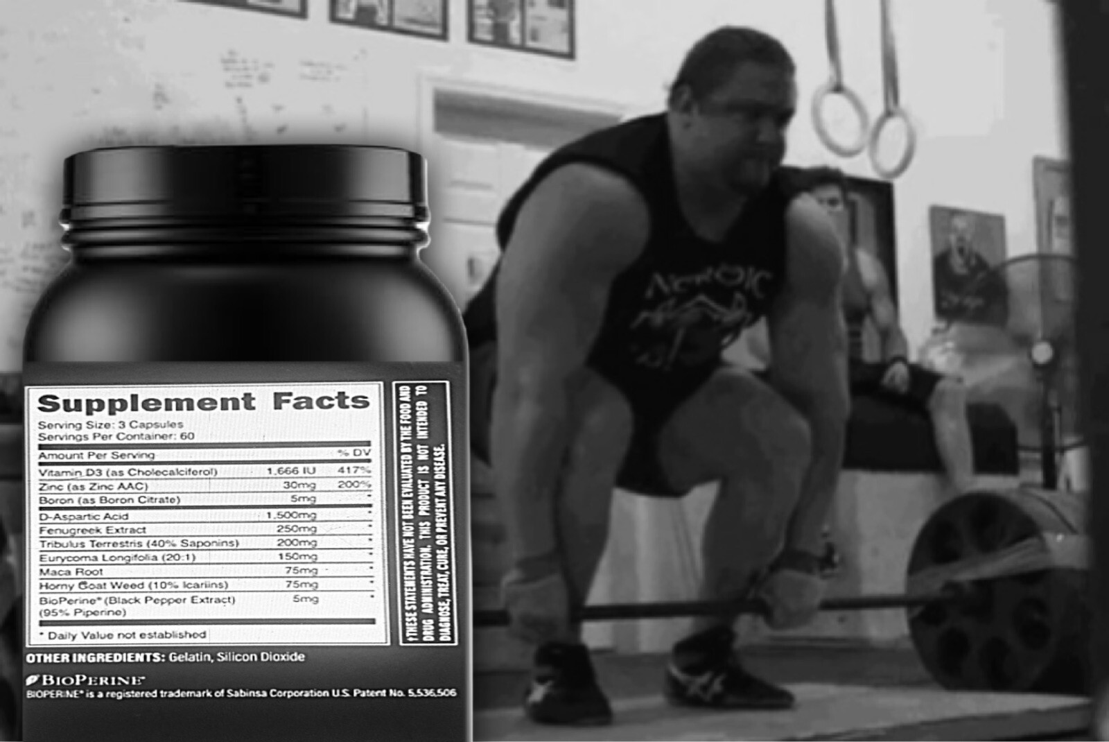Turkesterone Alternative Muscle Builder, Stronger Than Gorilla Mind Testo 90ct