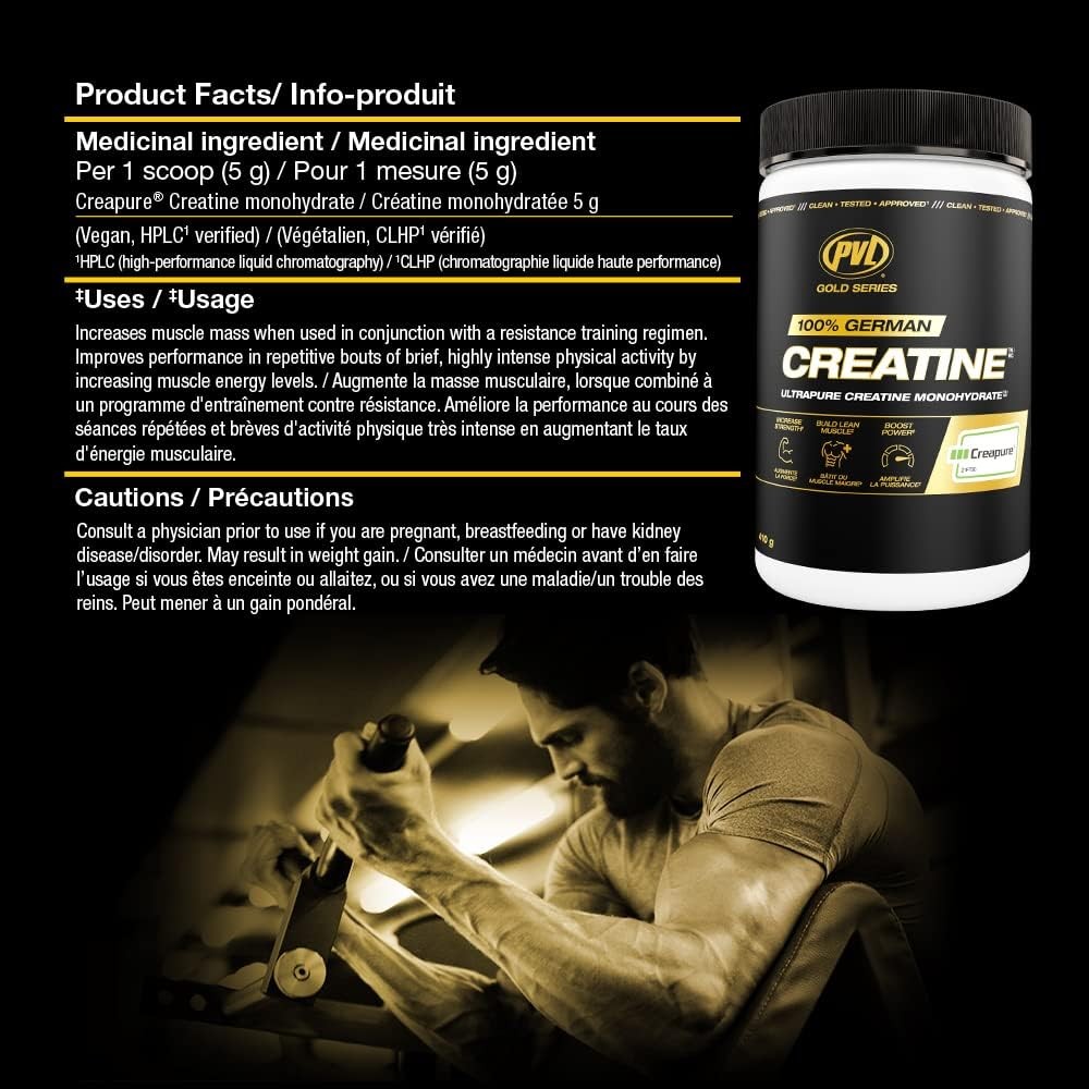 Creatine Monohydrate Powder 100% Pure German 410g 82 Servings Muscle Building