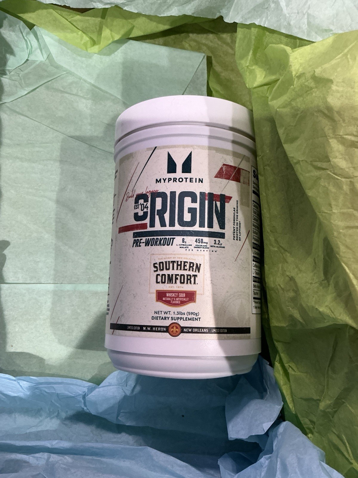 Myprotein Origin Pre-workout Southern Comfort Whiskey Sour