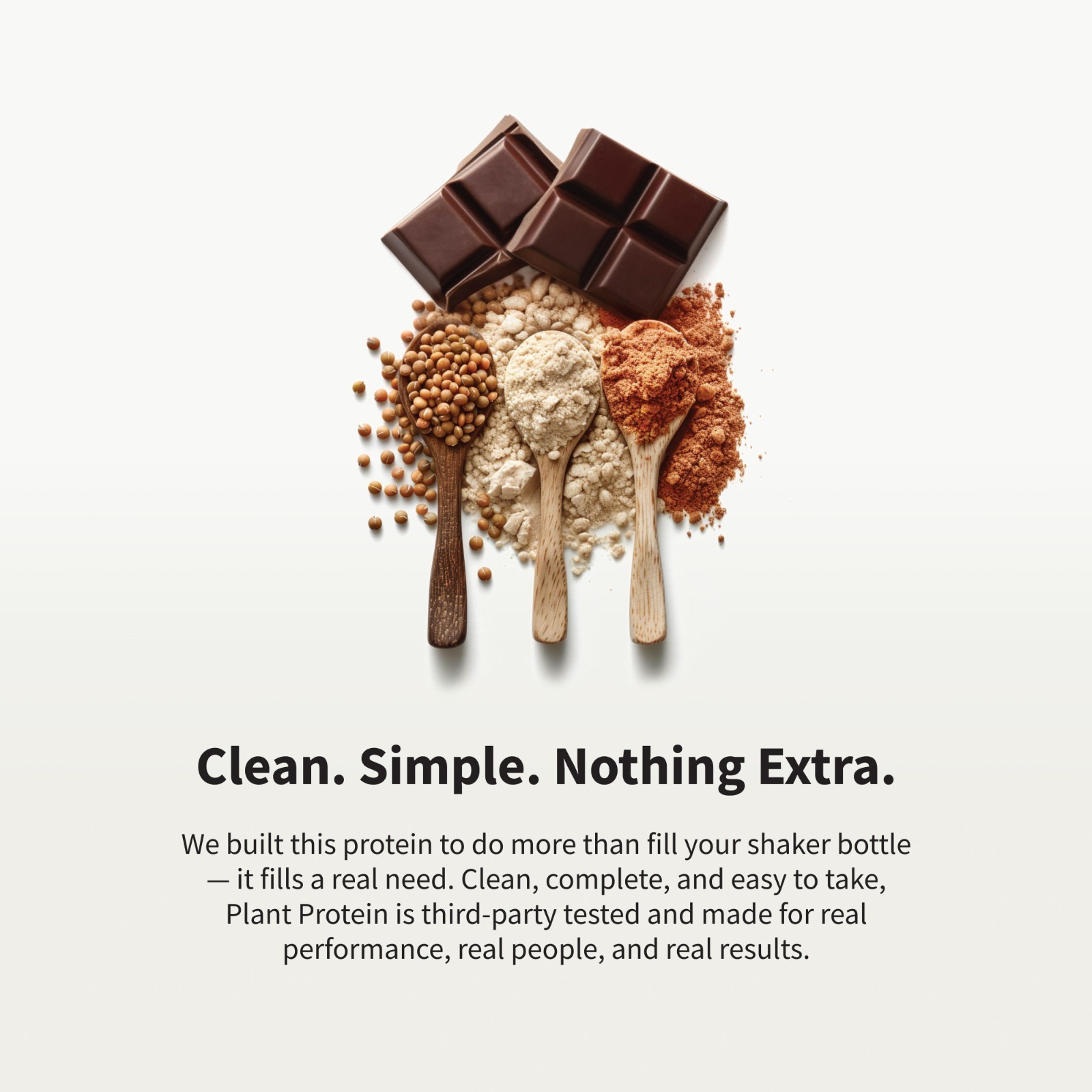 Plant Vegan Protein Powder, Muscle Growth, Performance & Recovery – Chocolate