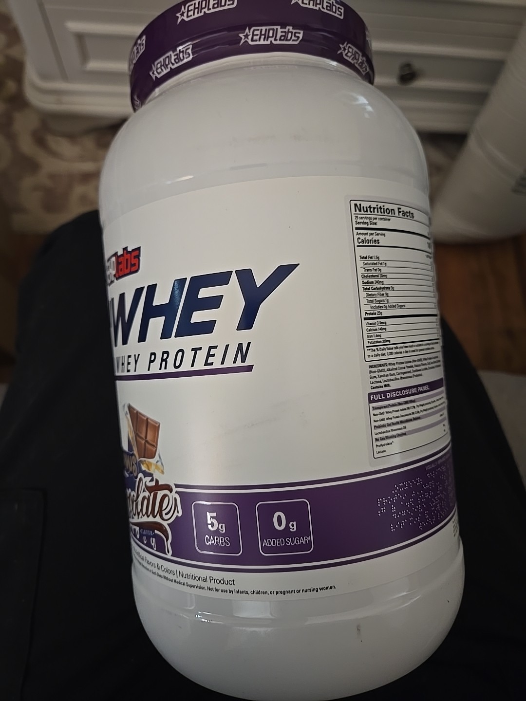 EHP Labs OxyWhey Whey Protein Isolate – 25g High Protein, Low Carb, Sugar…