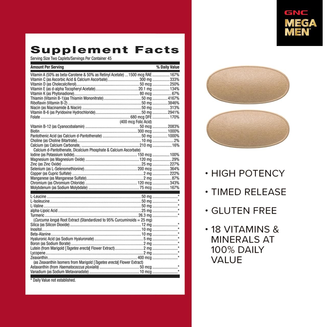 GNC Mega Men Sport Multivitamin for | Performance, 90 Count (Pack of 1)