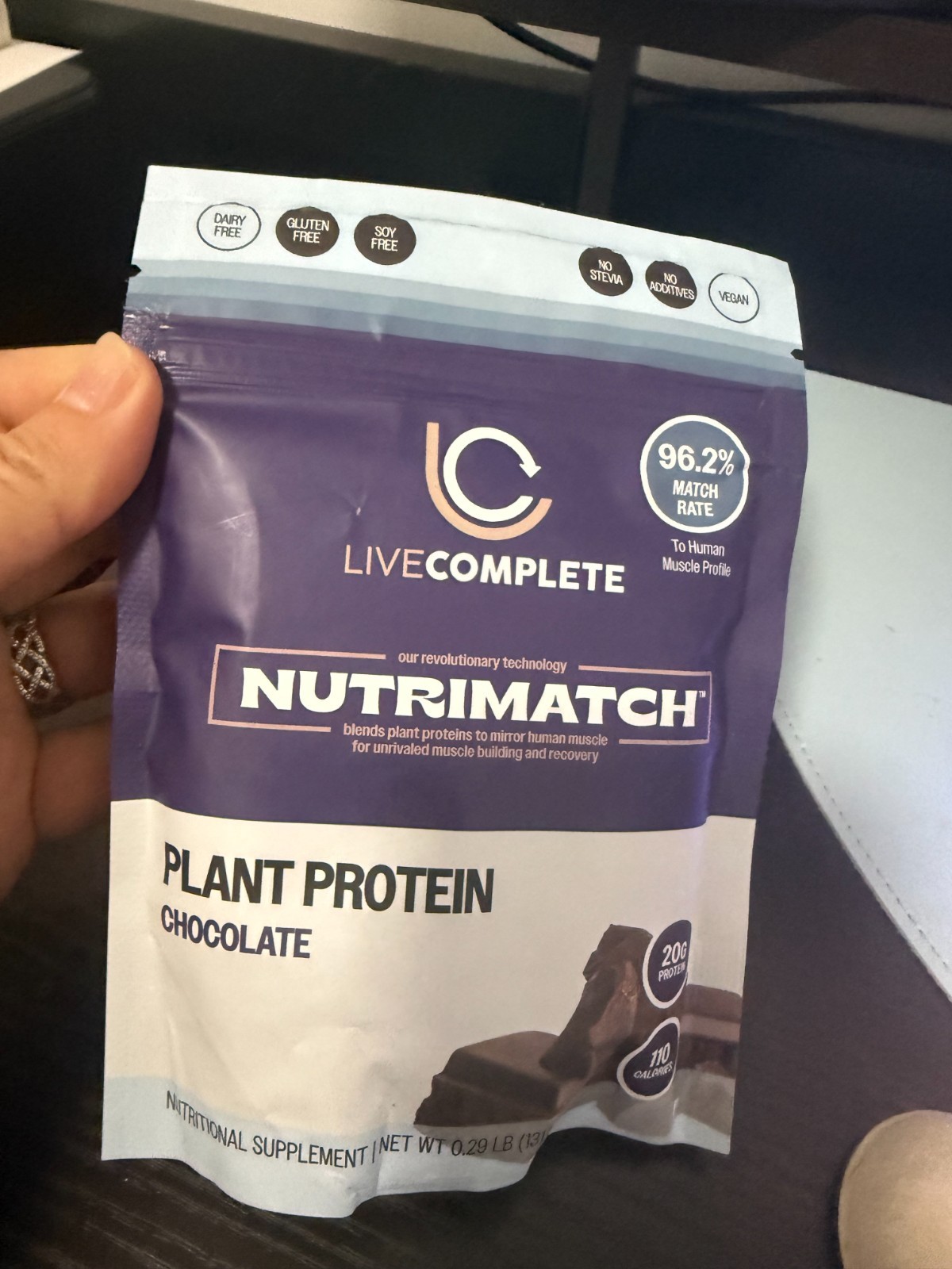 Live Complete Nutrimatch Plant Protein Chocolate – 0.29 lbs