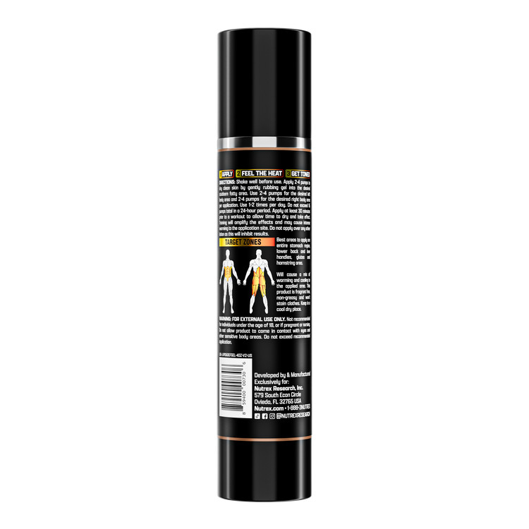 Nutrex Research Lipo 6 Defining Gel Fat Burner with Waist Trimmer Purchase Sweat