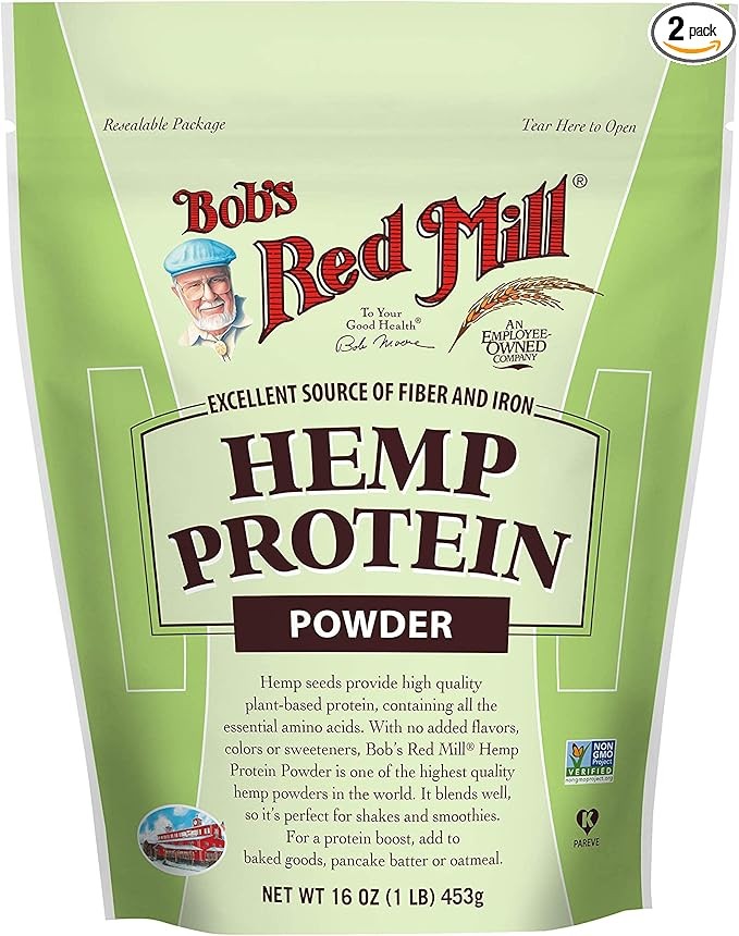 Bob’s Red Mill Resealable Hemp Protein Powder 16 Ounce