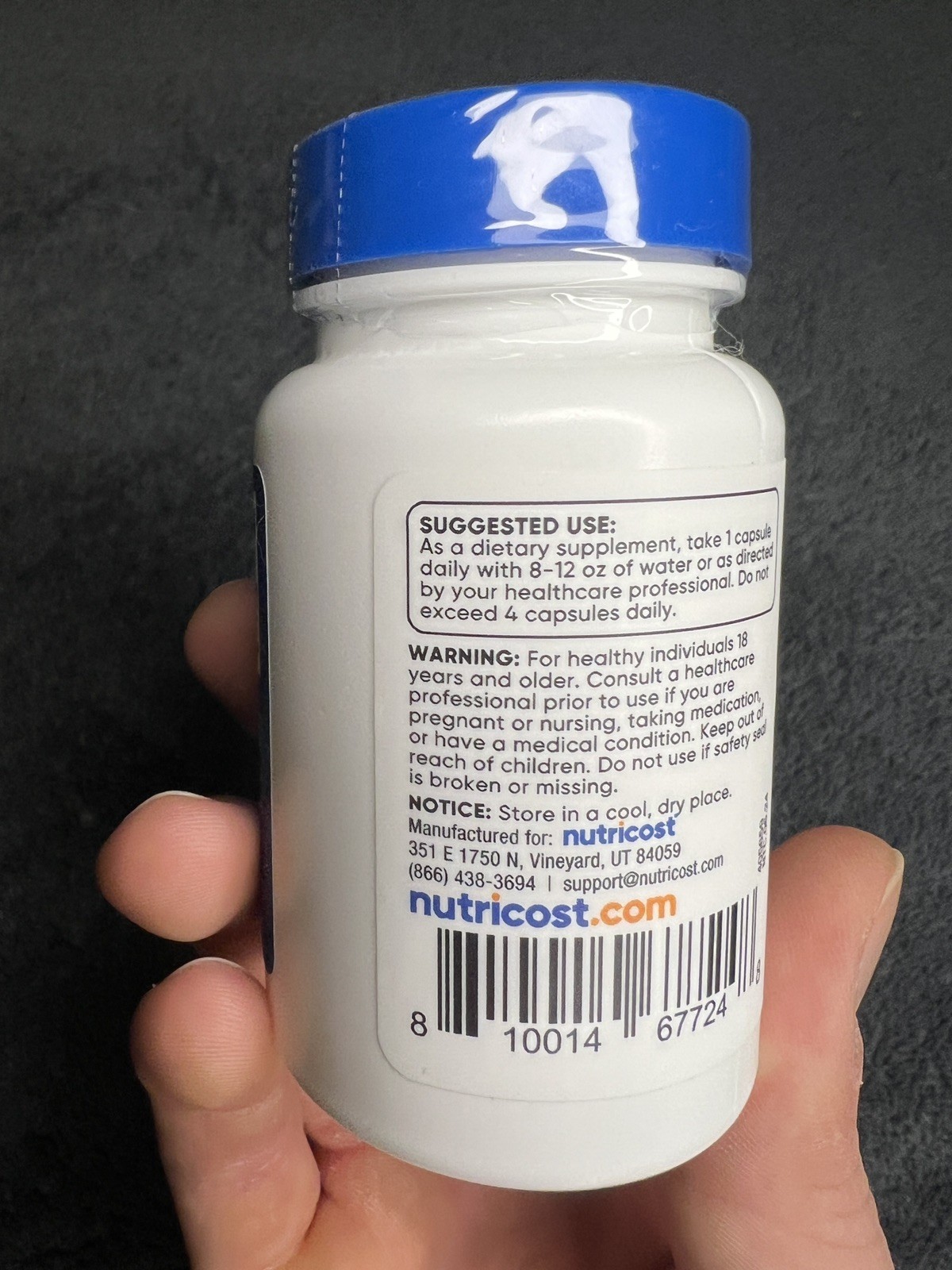 Nutricost Caffeine Pills 100mg, 30 Capsules