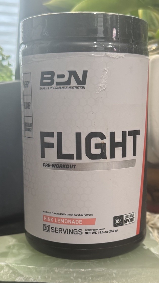 BPN Flight Pre Workout, Supports Energy and Mental Focus, Improved Endurance