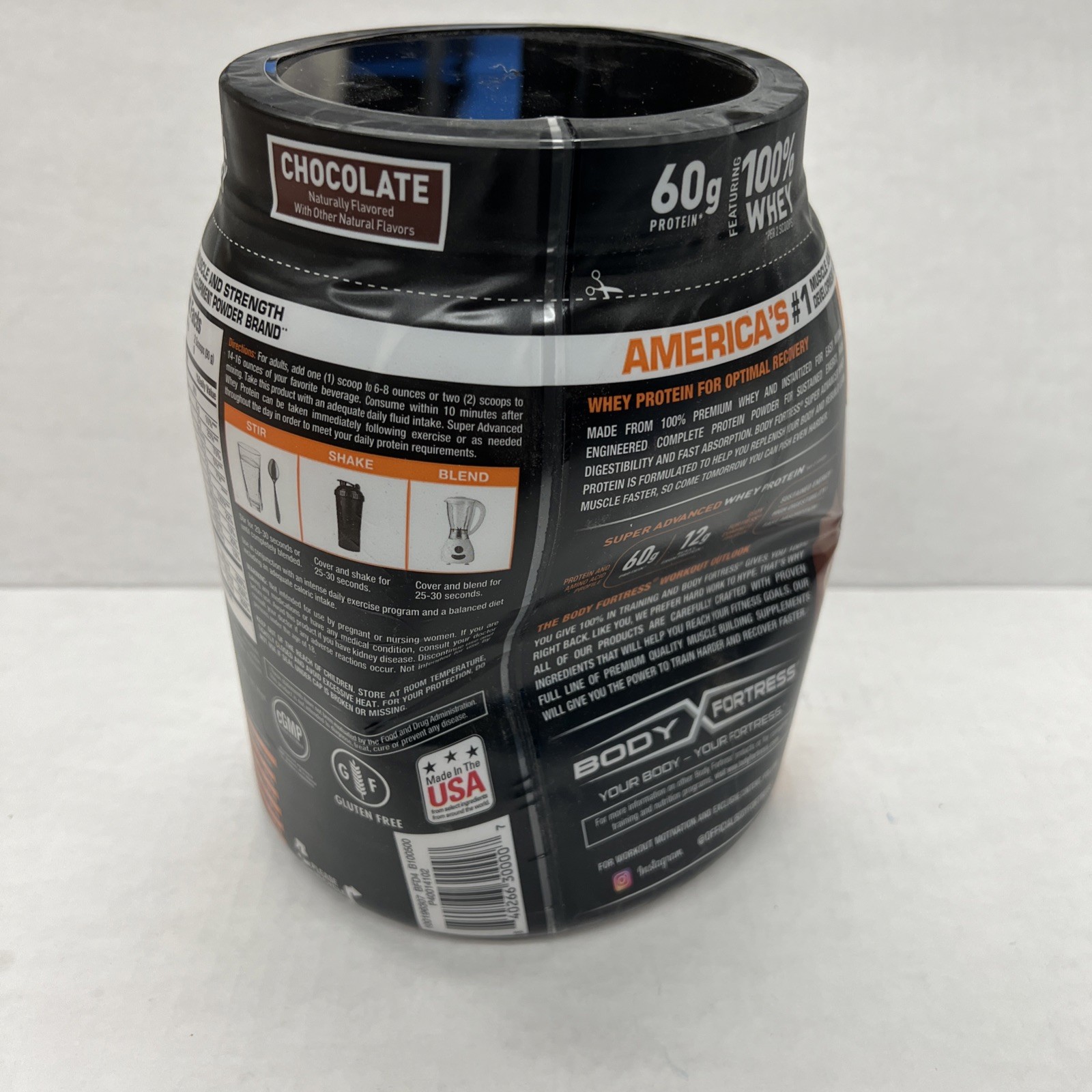 100% Whey, Premium Protein Powder, Chocolate, 1.78lbs Exp 7/27