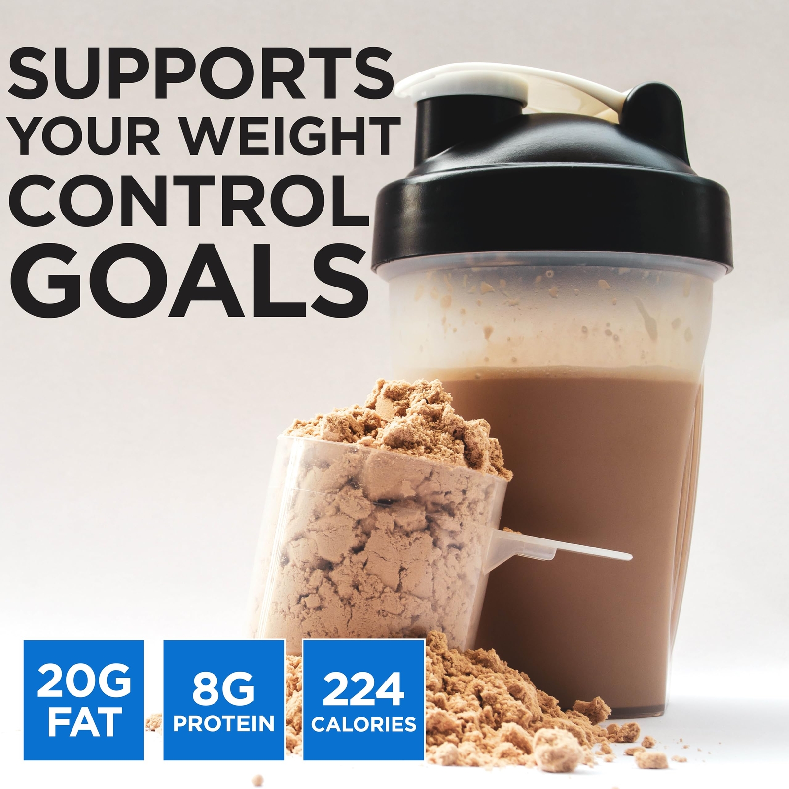 Keto Science 20.49 Oz Meal Replacement Shake Supports Weight Loss and Ketosis