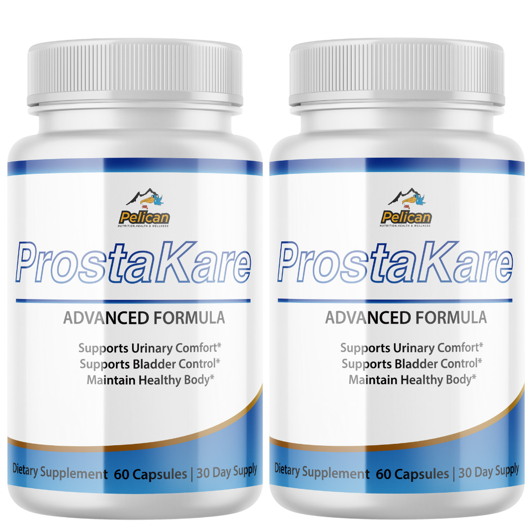ProstaKare- Prostate & Urinary Support- 2 Bottles- 120 Capsules