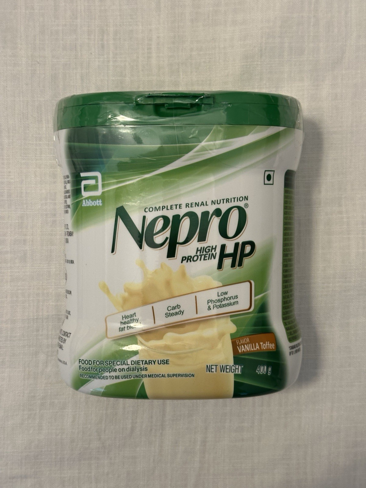 Nepro Renal Nutrition Vanilla Toffee Powder 400g EXP 9/24