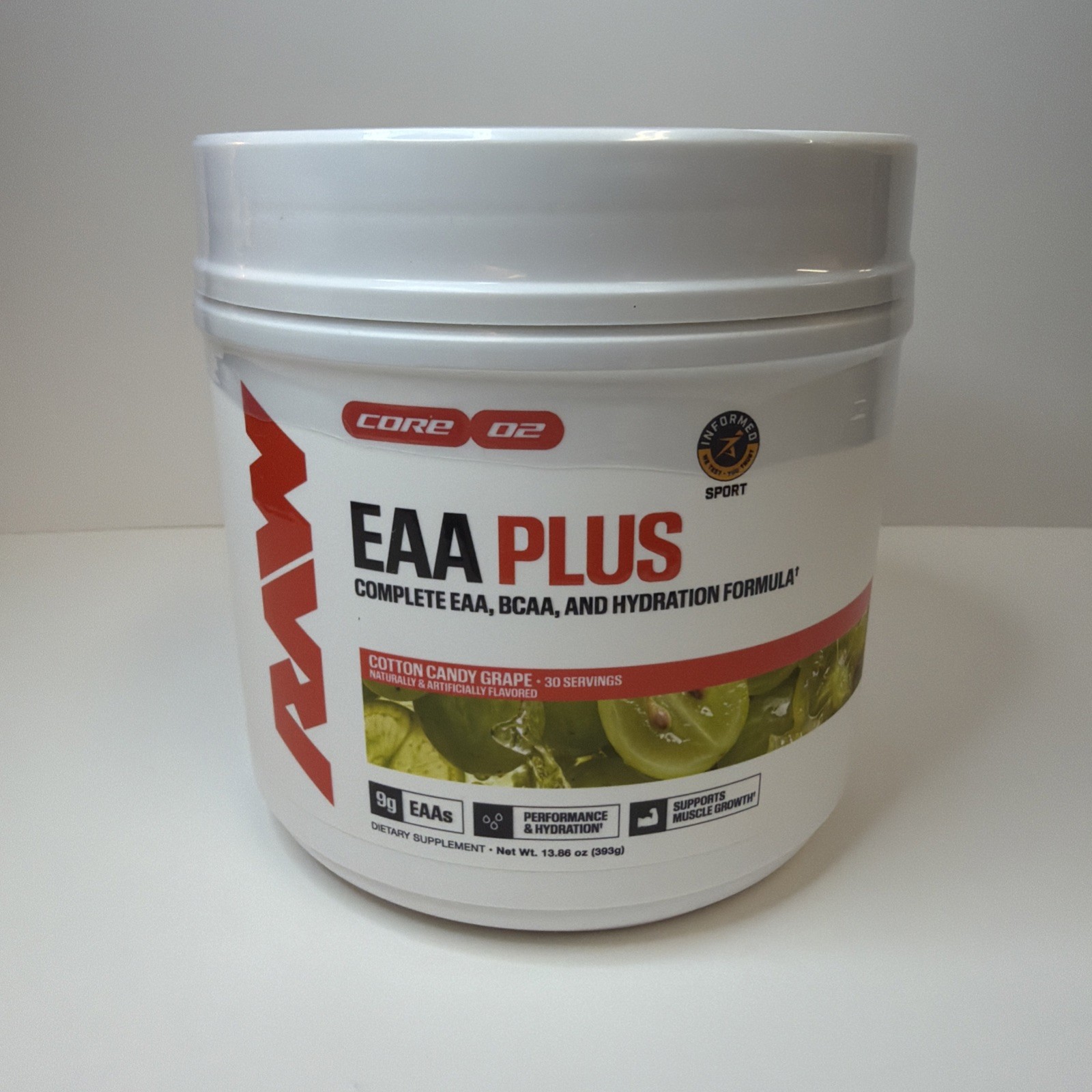 Raw Nutrition EAA Plus – Cotton Candy Grape – Brand New – 30 Servings