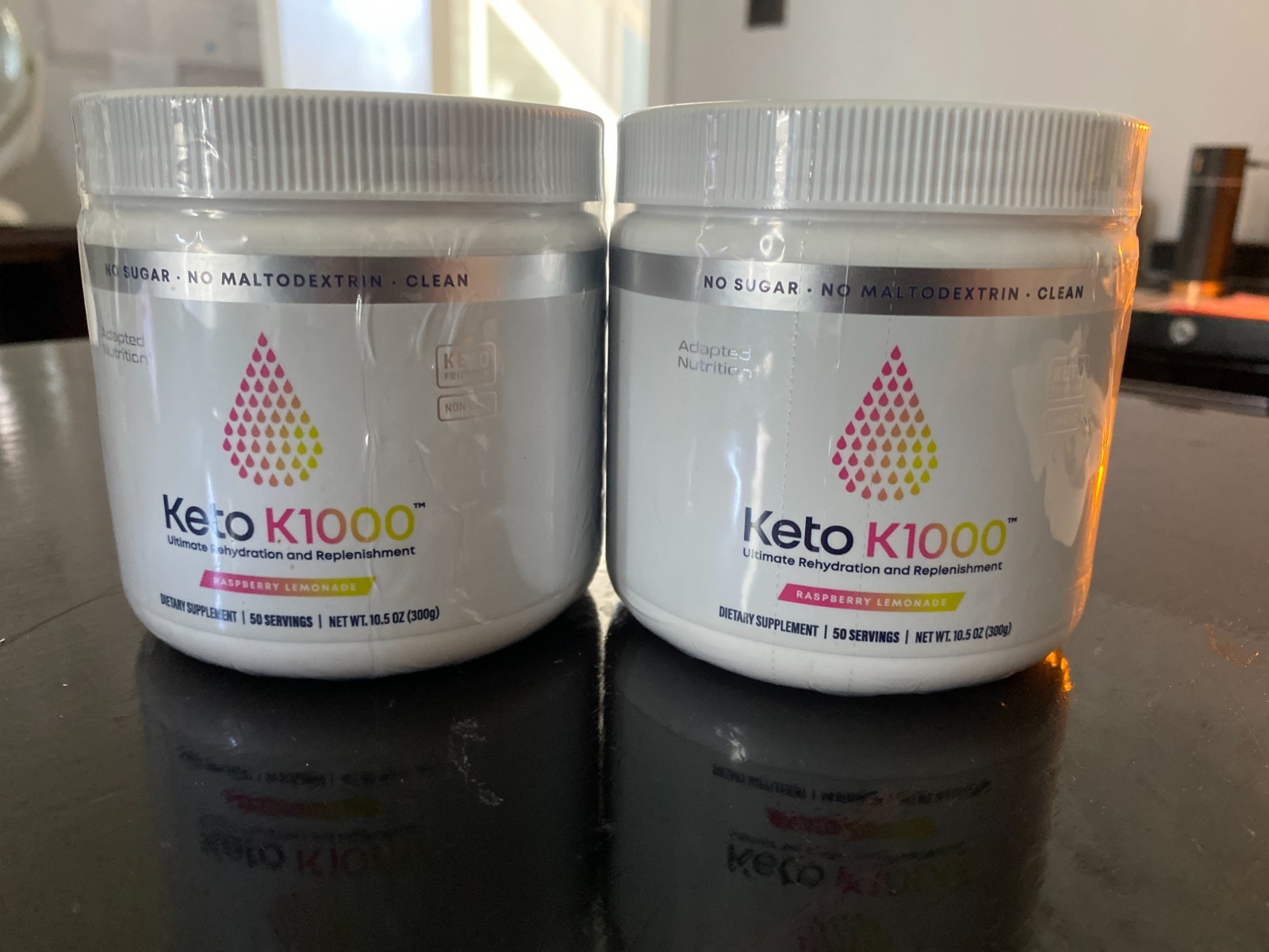 2 Hi-Lyte Keto K1000 Electrolyte Powder Raspberry Lemonade 09/2025 50 Servings