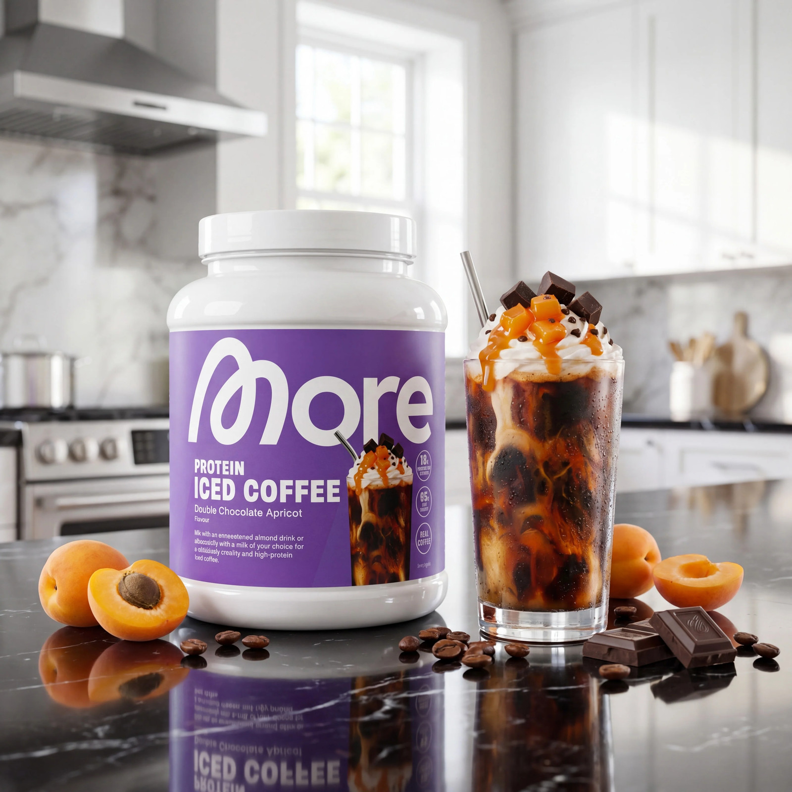 More Nutrition Protein Iced Coffee – 14 Varieties | 500g / 2kg | NEW & BOXED