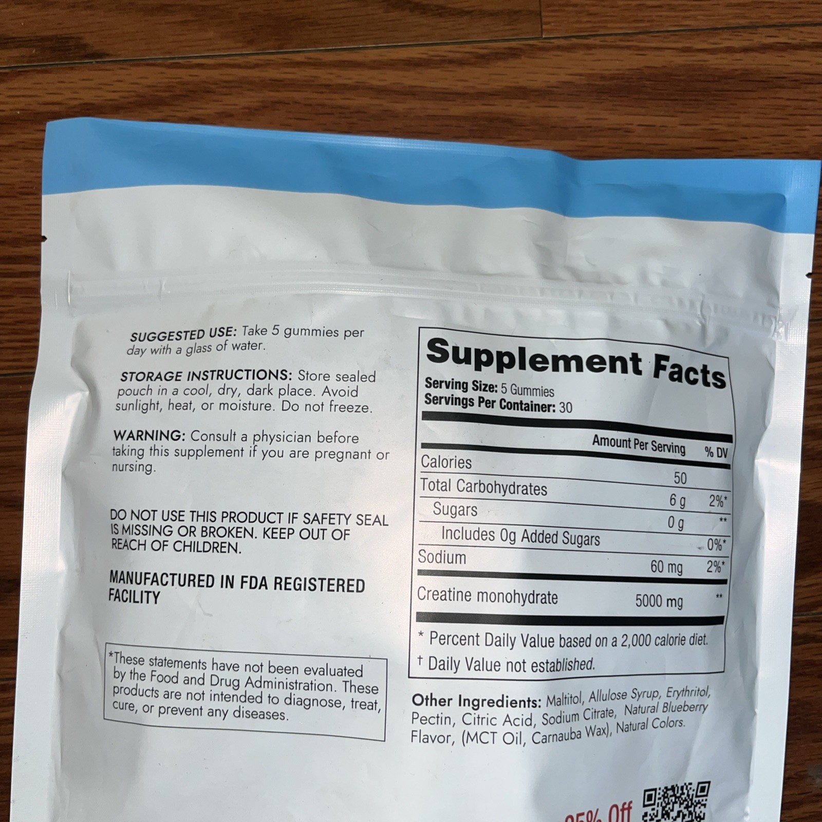 EttaVita Creatine Monohydrate Gummies – Cotton Candy Flavor – 150 ct – 02/2027