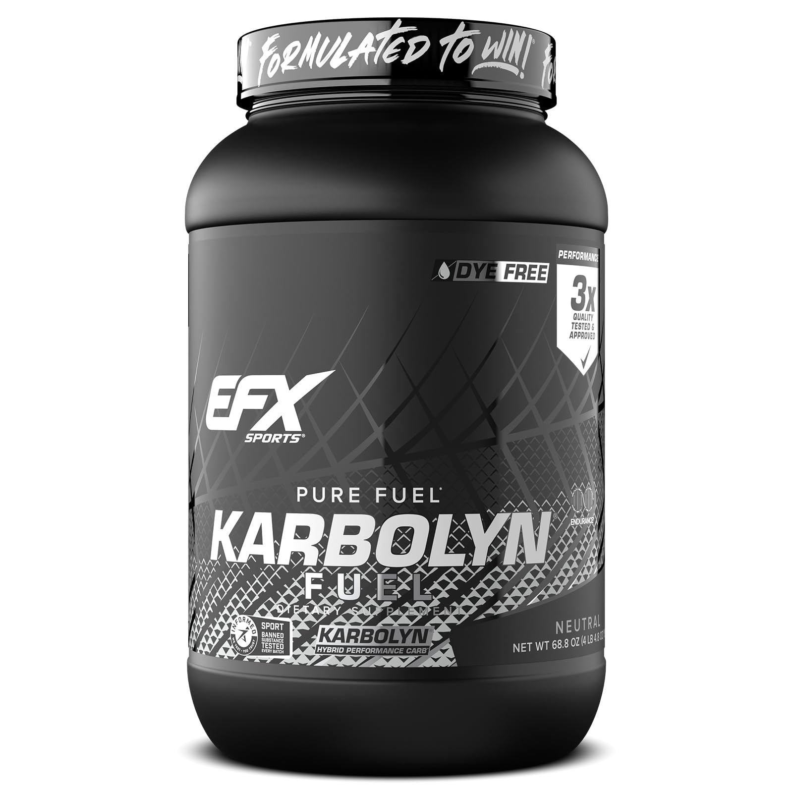 EFX Sports Karbolyn Fuel | FastAbsorbing Carbohydrate Powder | Carb Load, Sus…