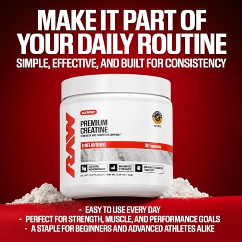 Creatine Monohydrate Powder Fruit Punch 30 Servings Muscle