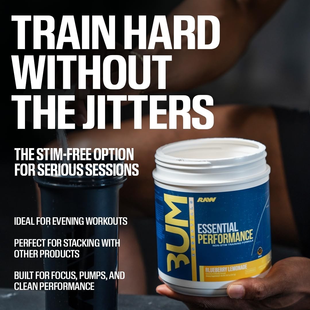 Non-Stim Pre-Workout Powder for Endurance & Focus – Creatine, L-Citrulline, Beta