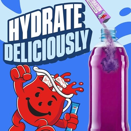 Hydration Electrolyte Powder Drink Mix, 6 On-the-Go-Packets, for Easy and