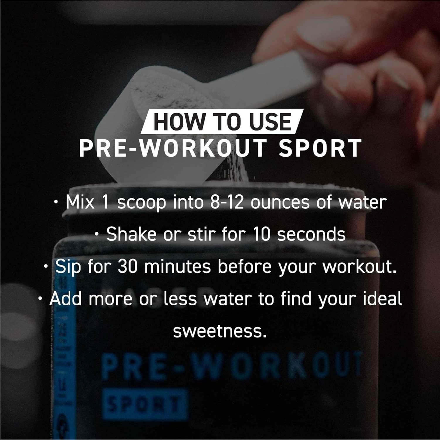 Sport Certified Pre Workout Powder for Men & Women – Plant-Based Energy Support