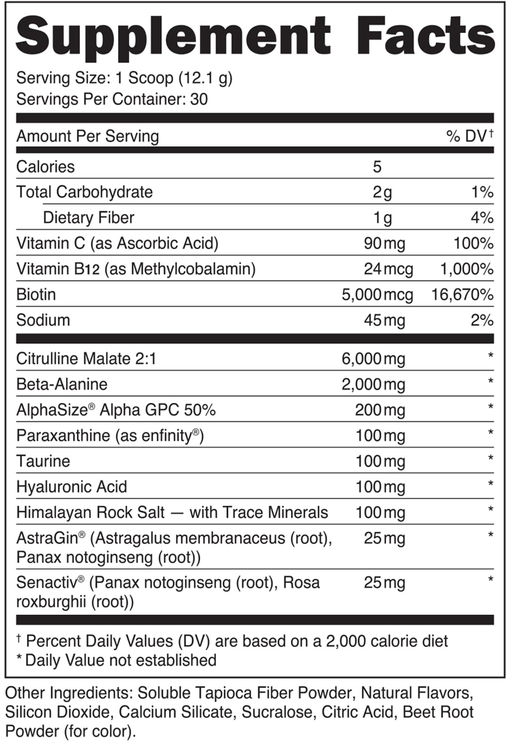 Babe Pre Workout powder for Women | Watermelon Splash | 6g Citrulline, 2g Bet…