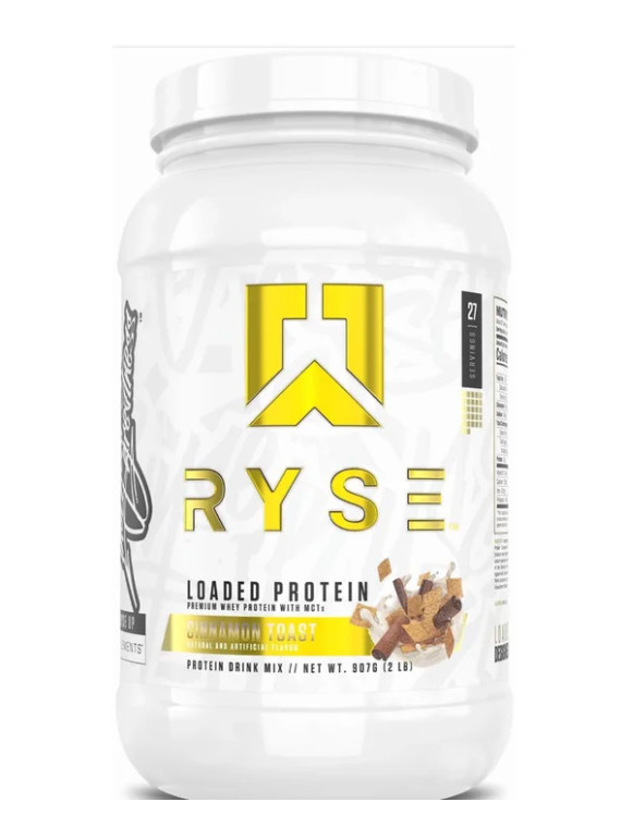 RYSE Loaded Protein Powder, Cinnamon Toast, 20 Servings
