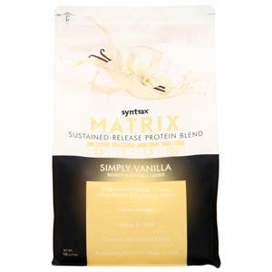 Syntrax Matrix 5.0 – Sustained Release Protein Simply Vanilla 5 lbs