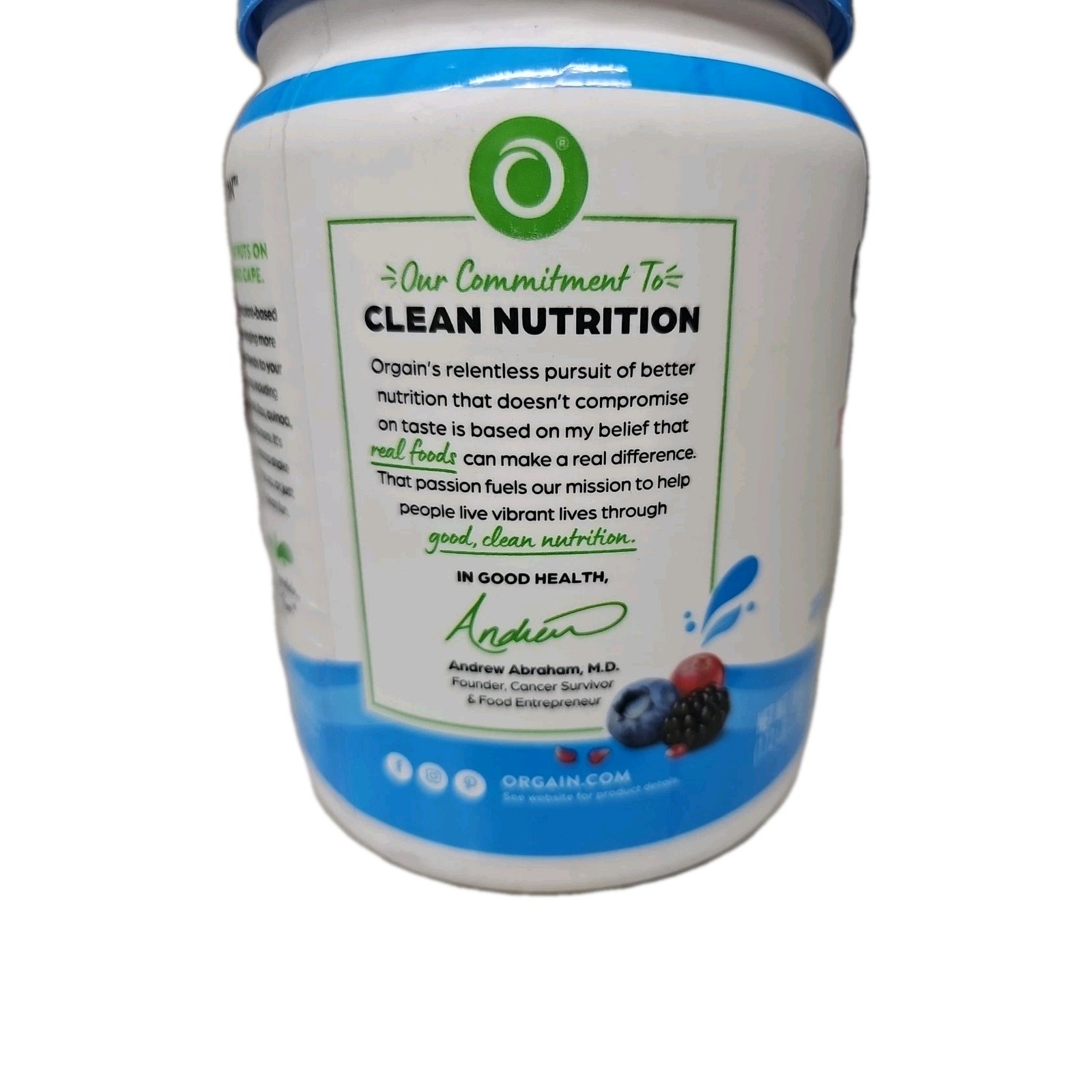 LOT OF 2 orgain organic protein 50 superfoods 1.12 lbs expires 4/24