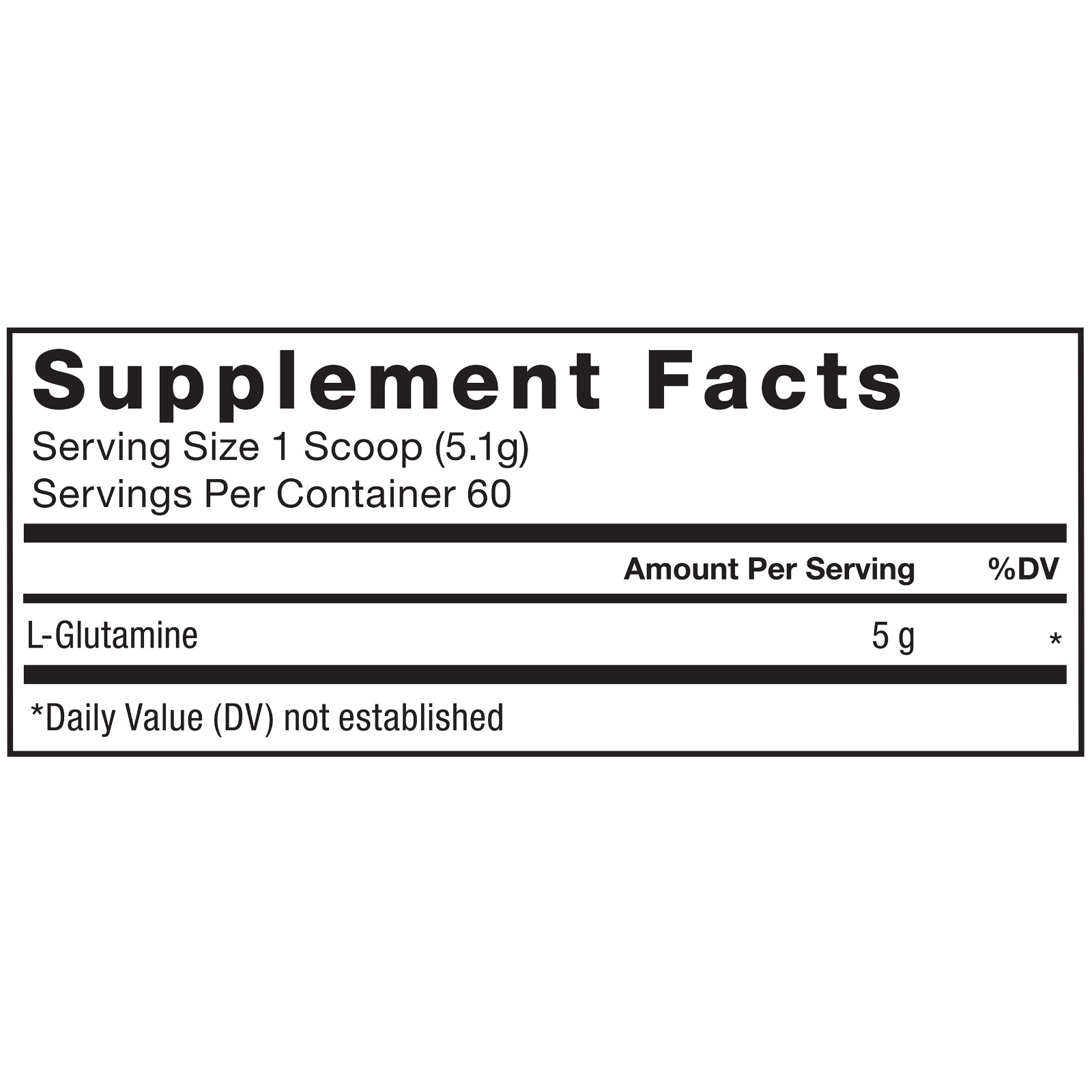FORCE FACTOR L-Glutamine Powder 5000mg for Post Workout & Muscle Recovery