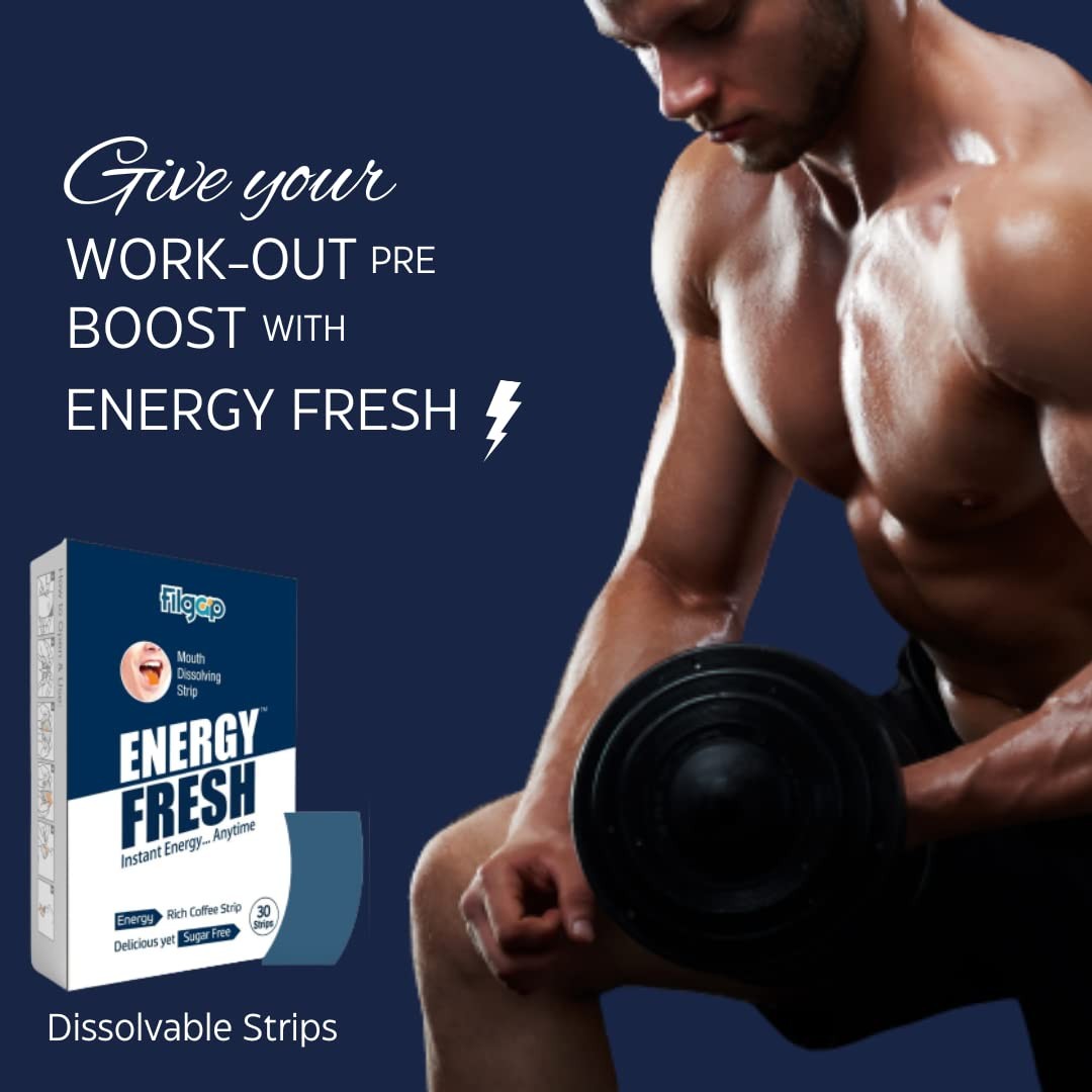 Filgap Energy Oral Strips 30 Sugar Free