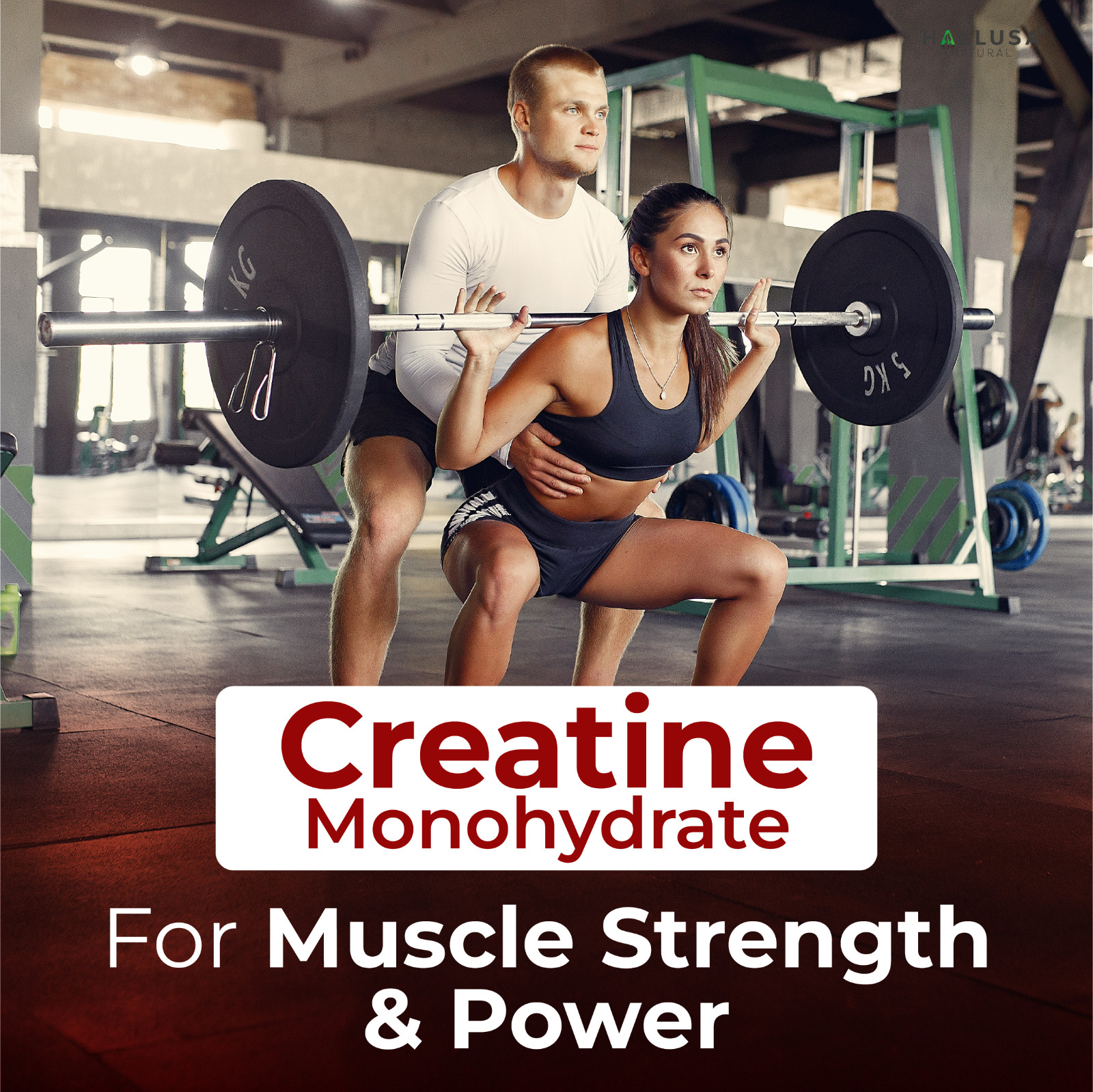 CREATINE Monohydrate – Amino Acid – Preworkout – Support Muscles – 60