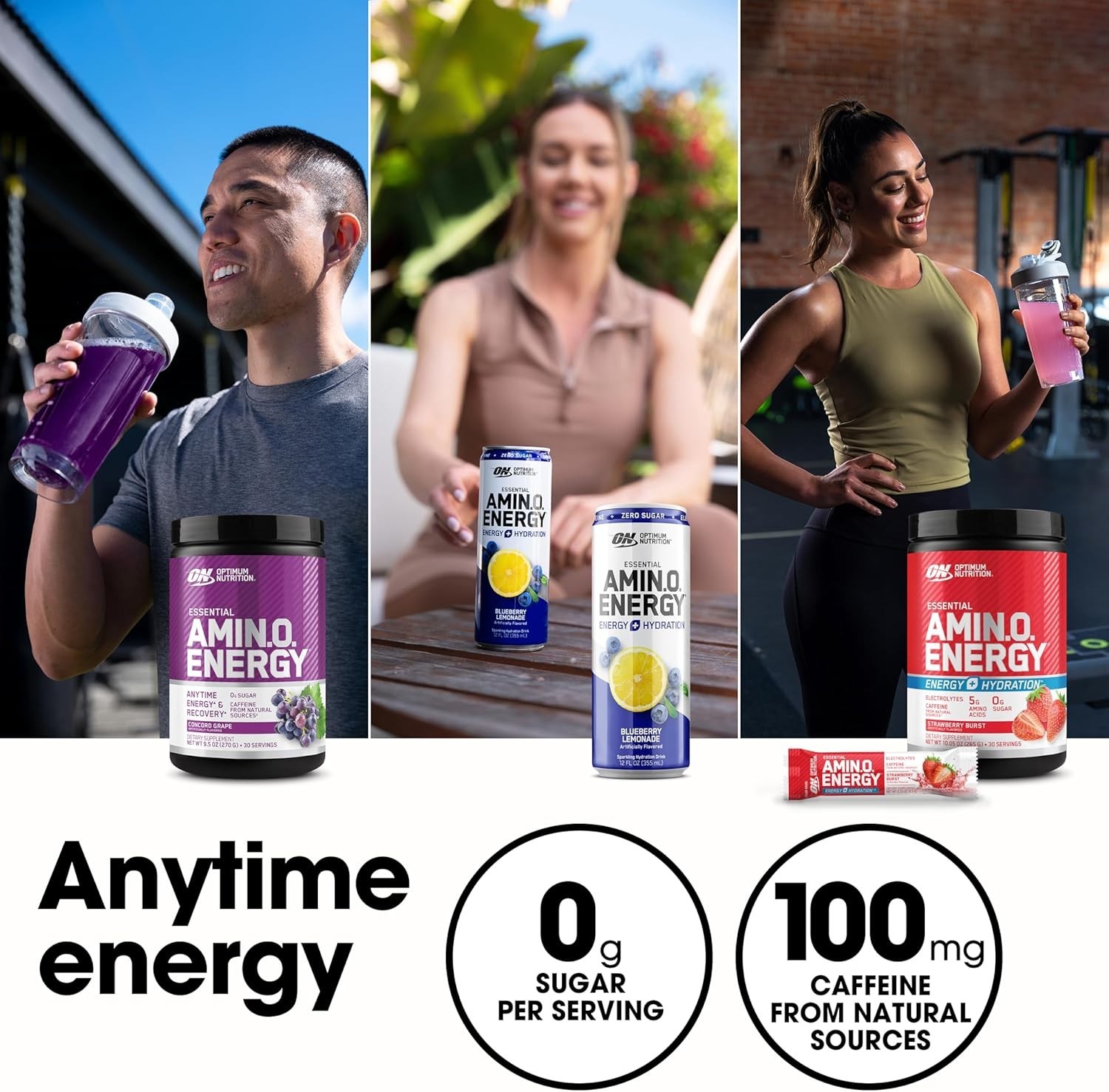 30 Servings of Amino Energy Powder – Muscle Recovery & Mental Focus Support