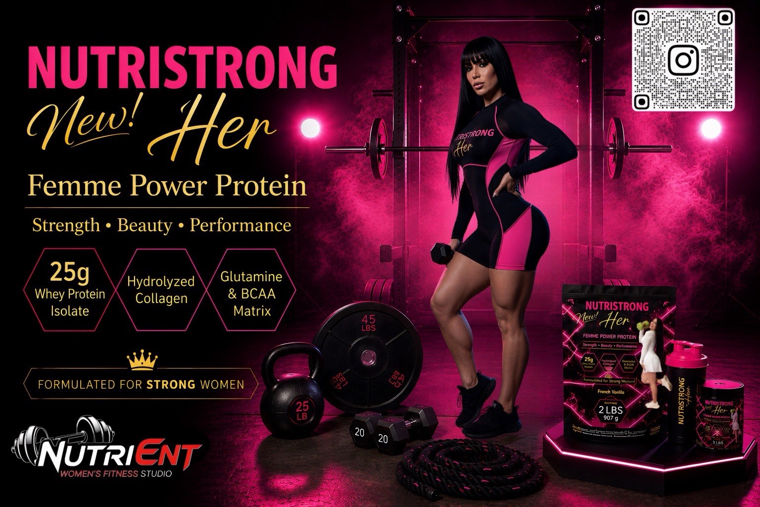 NutriStrong HER!!! New Whey Protein Isolate For Women