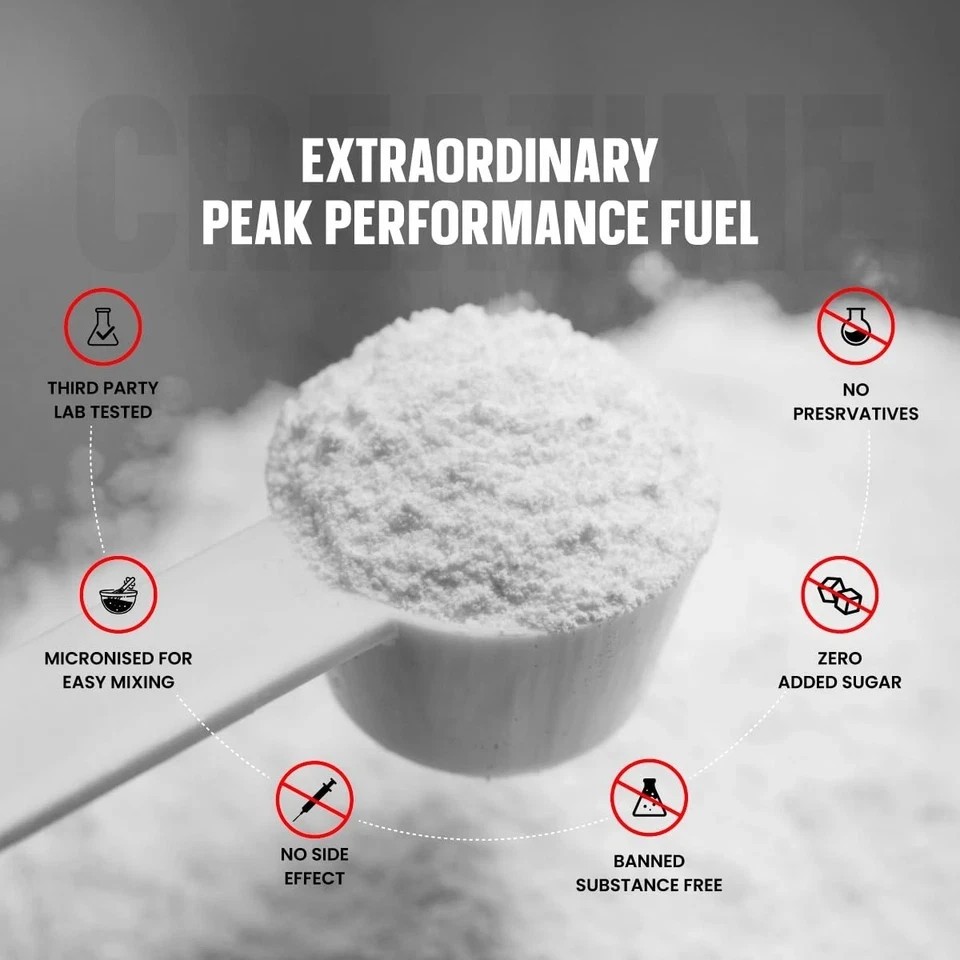 Creatine [155g, 50 Servings]| Blueberry | Micronized Creatine Monohydrate