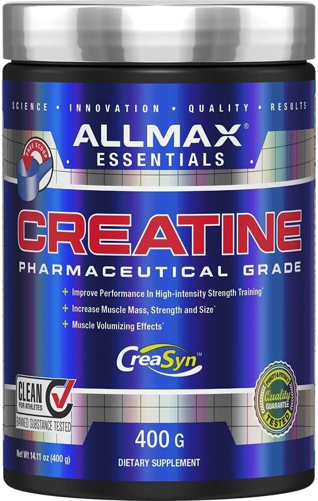ALLMAX Nutrition – Creatine Monohydrate, Micronized Powder for…
