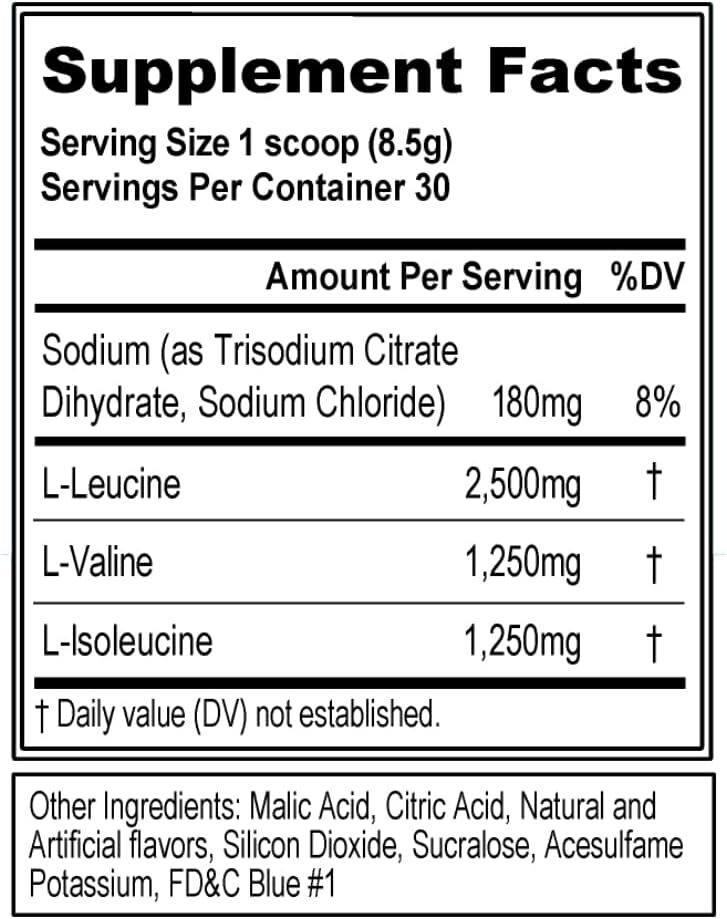 EVL BCAA5000 240ct, Branched Chain Amino Acids, Muscle Building, Endurance