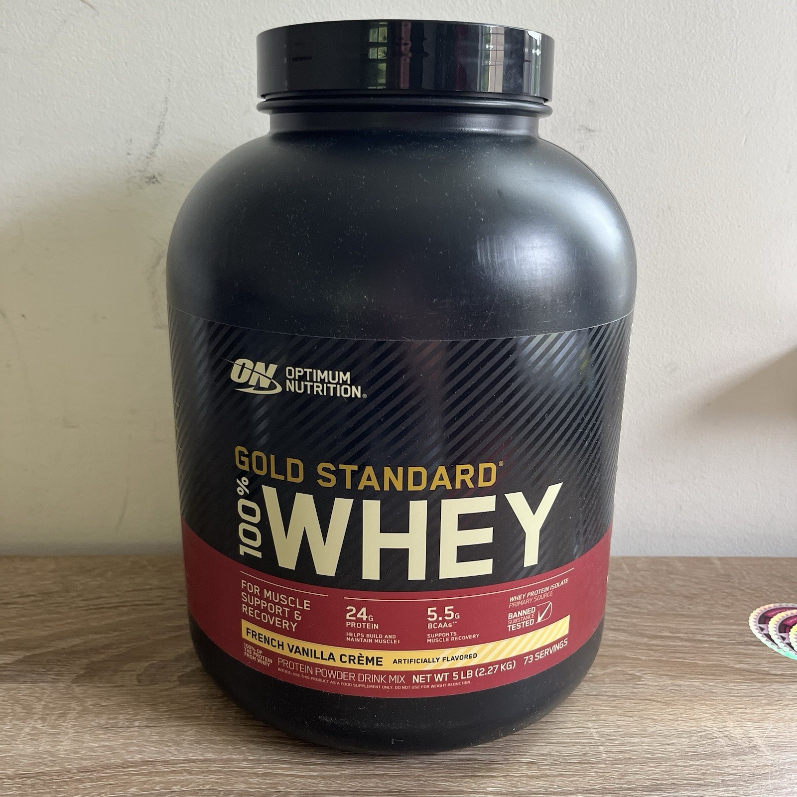 OPTIMUM NUTRITION GOLD STANDARD 100% WHEY PROTEIN 5LB Muscle Support & Recovery