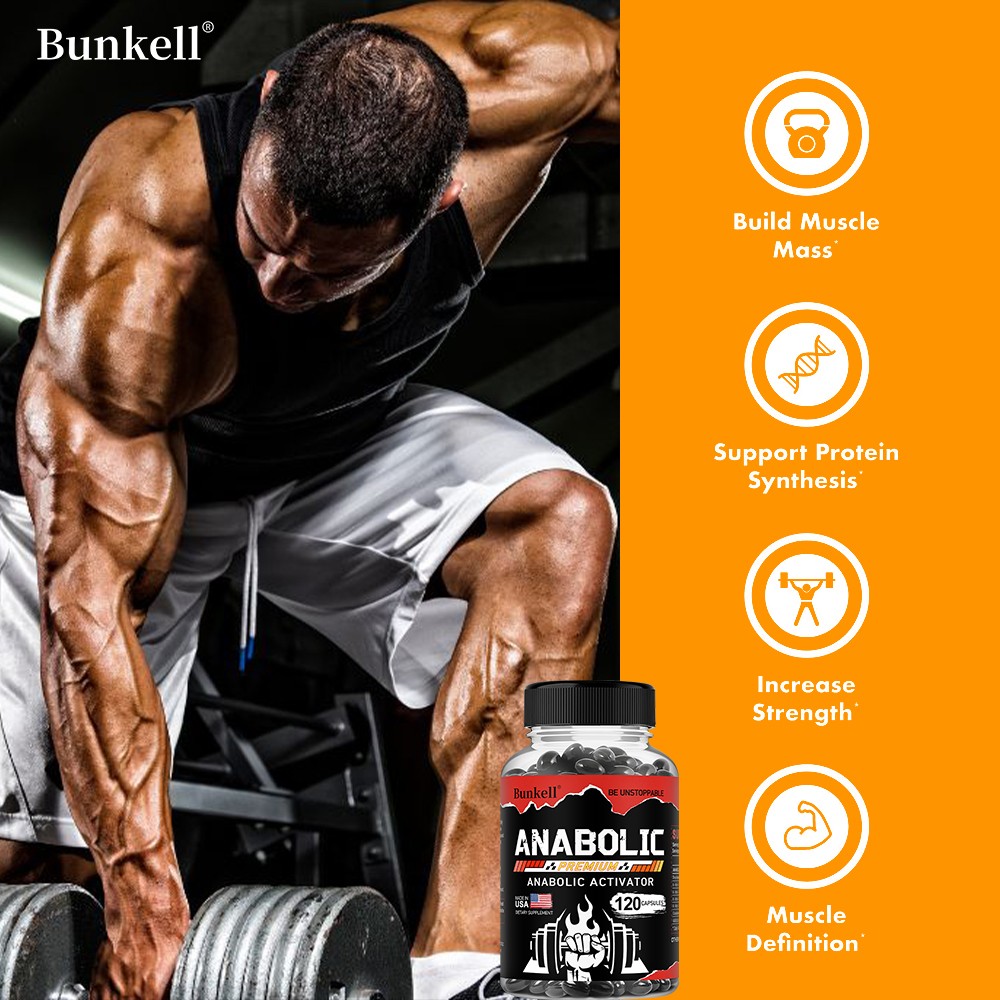 Men Muscle Growth Capsules Improve Athletic Performance Promote Muscle Growth