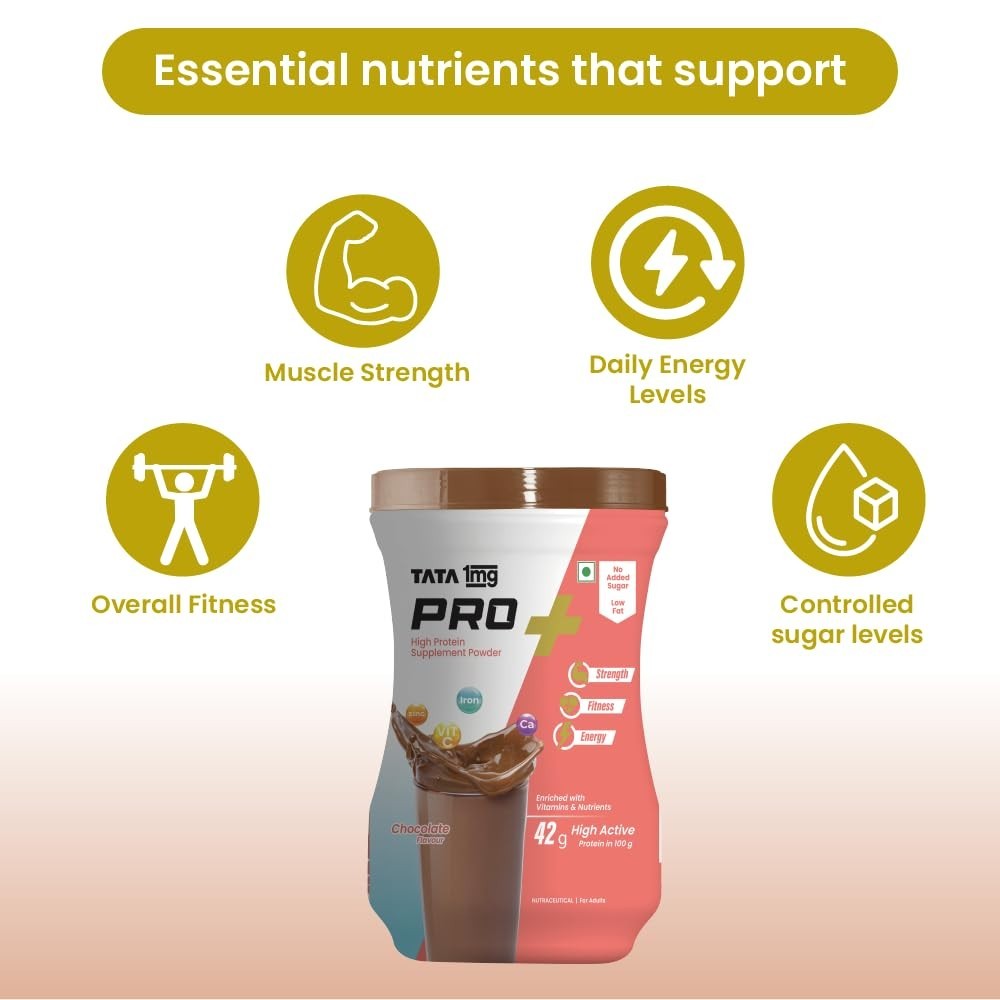 High Protein Powder with 23 essential nutrients For Overall Fitness | Chocolate