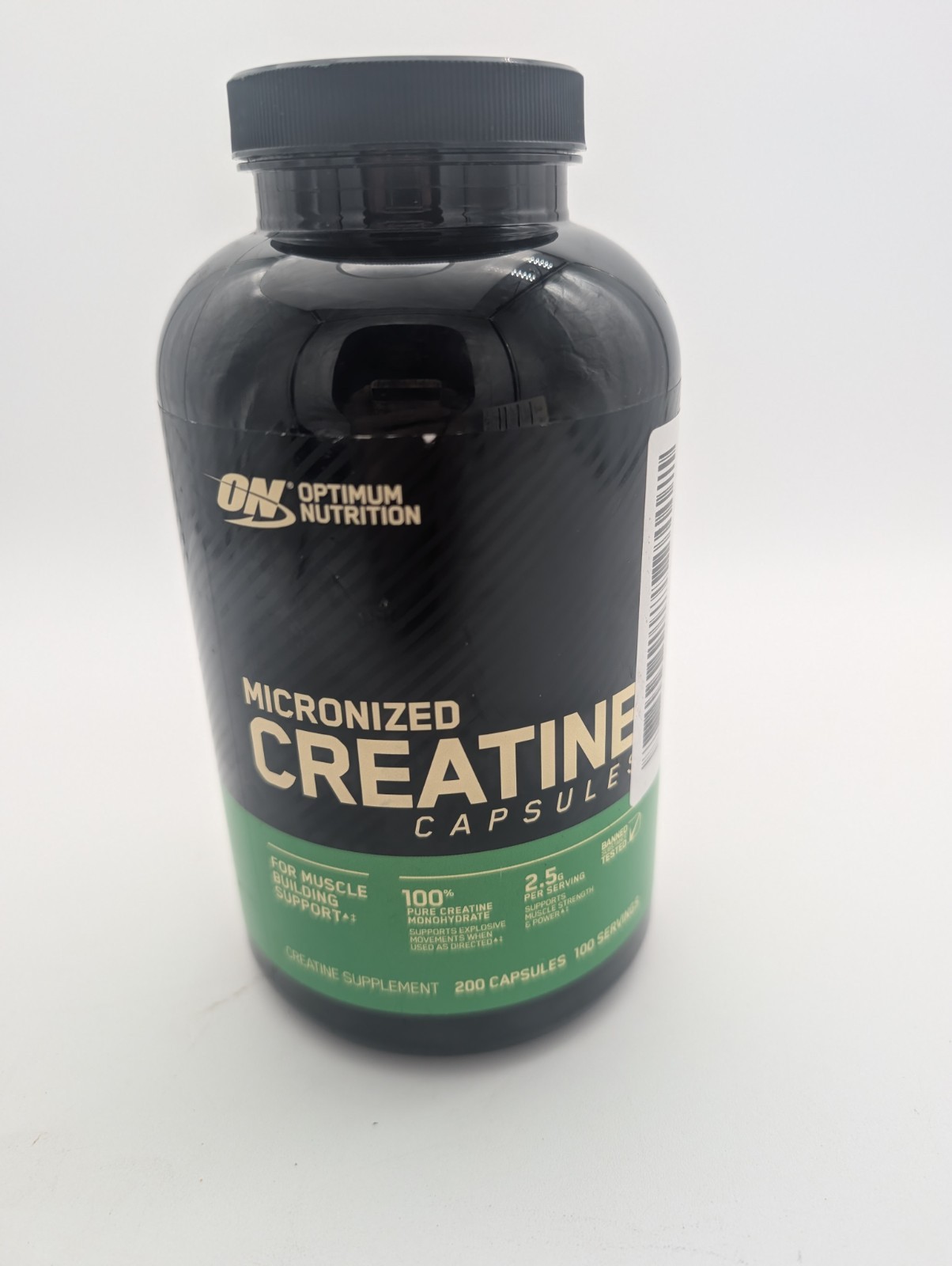 Optimum Nutrition Micronized Creatine Monohydrate 200 Capsules 2500m