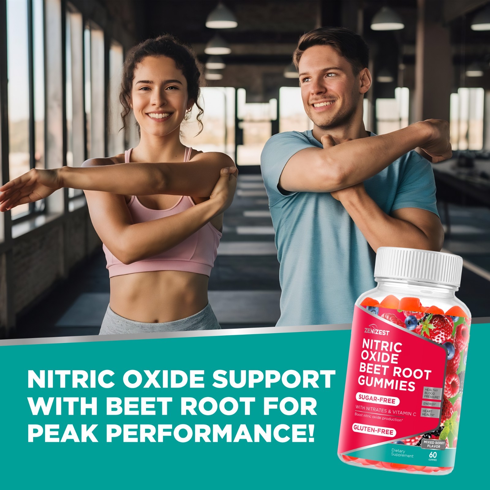 ZeniZest Beets Root Soft Chews Supplements – Support for Heart Health and Health