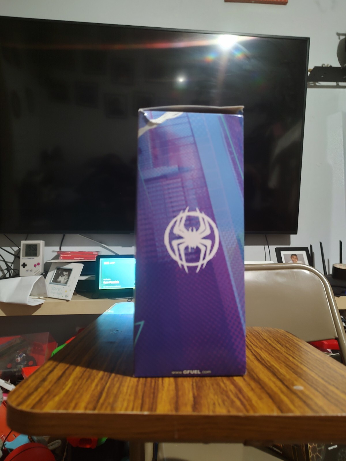 Gfuel Spiderman Across The Spider Verse Glitch Mix Collectors Box (NO SHAKER)