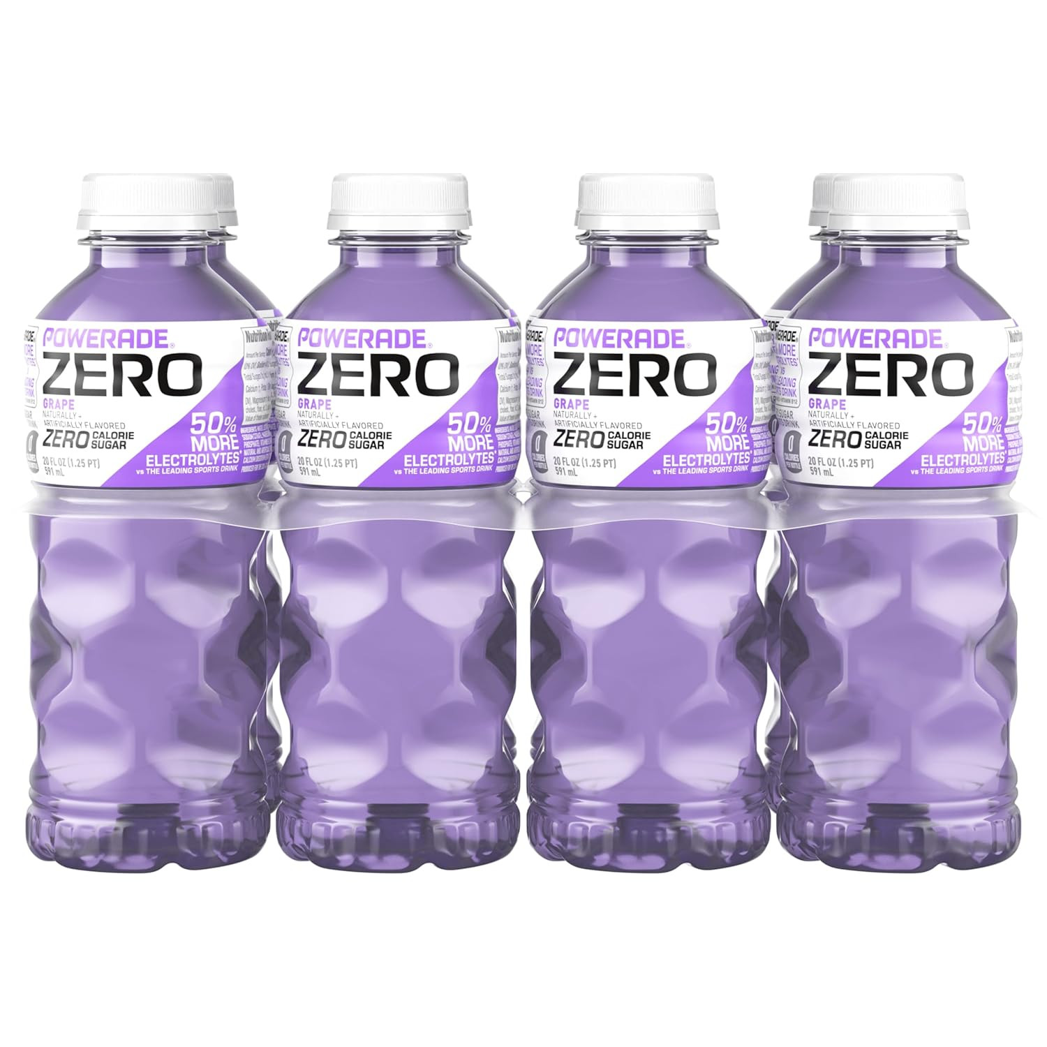 Electrolyte Enhanced Zero Sugar Grape Sports Drink, 20 Ounce