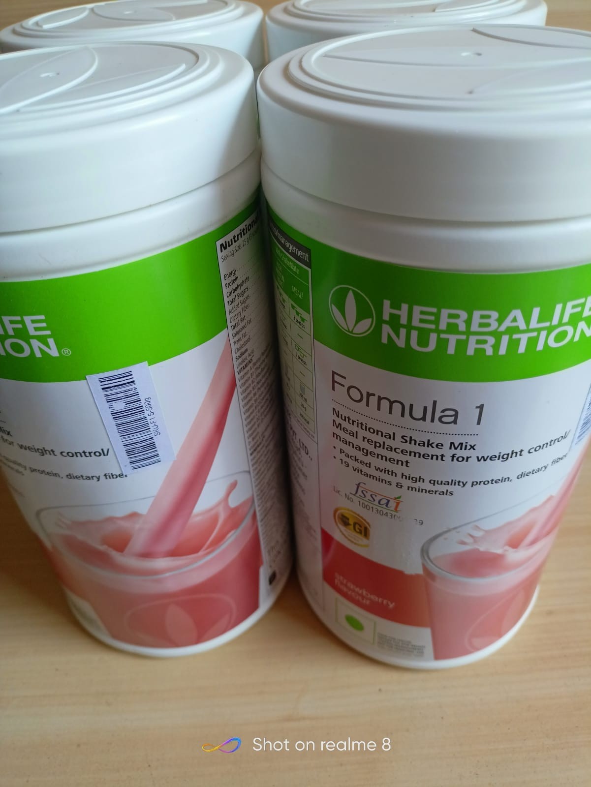 Herbal Life Nutrition Formula 1 Nutritional Shake Mix Strawberry Flavor 500 g fs