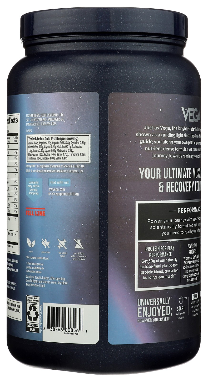 Vega Plant-Based Performance Protein Creamy Chocolate 29.5 Oz 1 Pack
