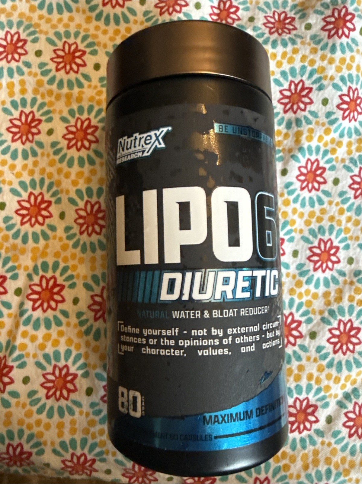 Nutrex Research Lipo-6 Diuretic 80 capsules Water & Bloat Reducer 80capsules